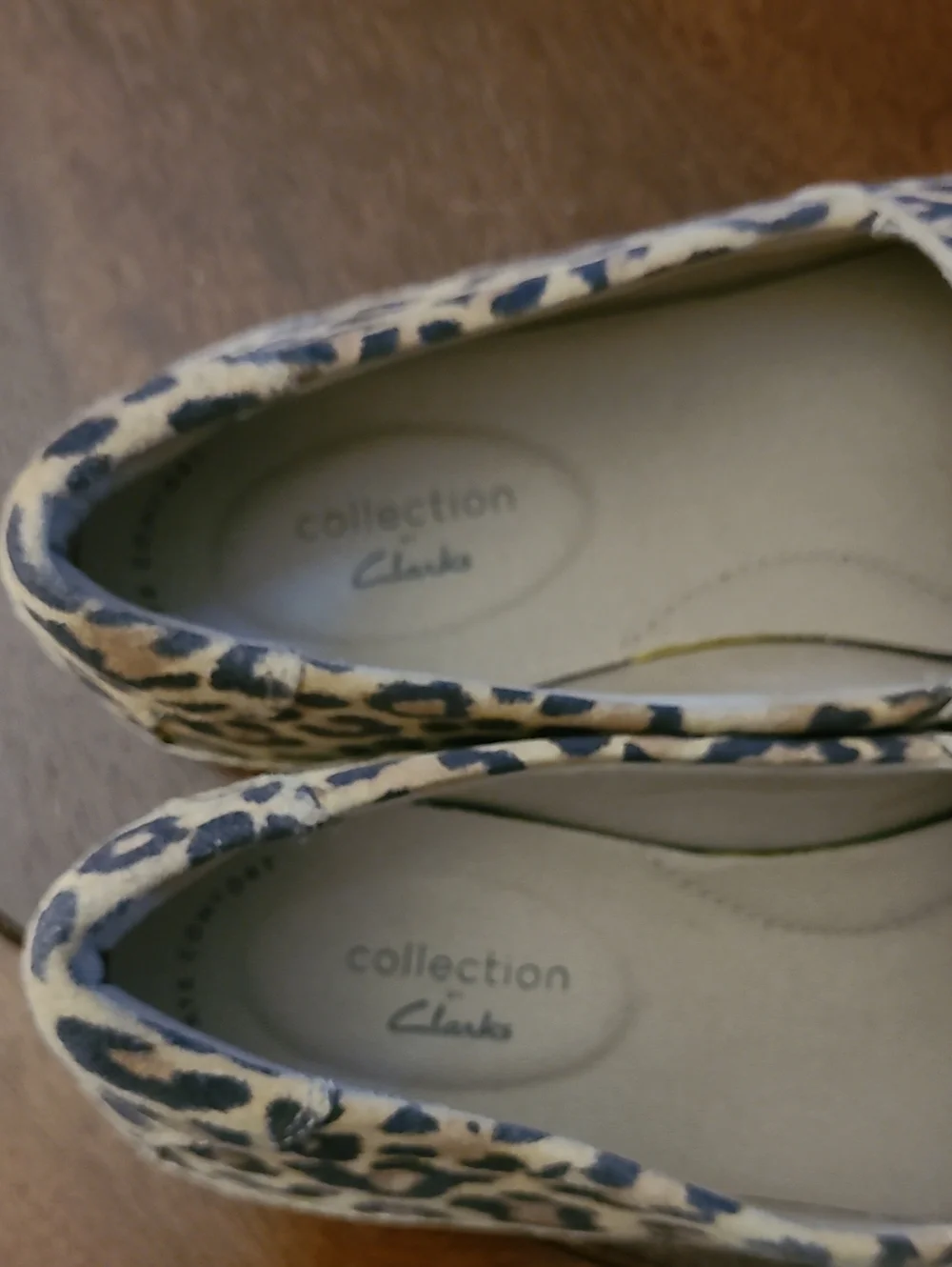 Clarks - Leopard Print Slip-On Espadrilles - Women Size 7M